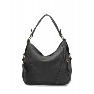 512■ Urban Ledertasche Handtasche für Damen schwarz & Braun